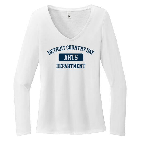 Women’s Perfect Tri® Long Sleeve V-Neck Tee Thumbnail