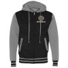 Unisex Heavyweight Varsity Full-Zip Hooded Sweatshirt Thumbnail